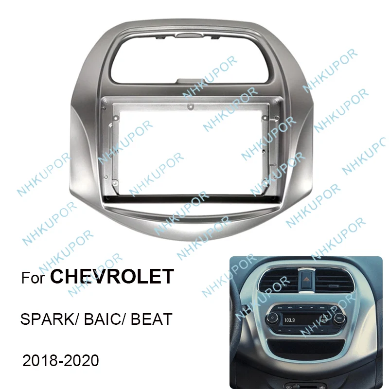 Reproductor Multimedia para coche, Kit de marco de instalación de navegación GPS para CHEVROLET Spark/BAIC/BEAT/DAEWOO MATIZ 2018 2019 2020