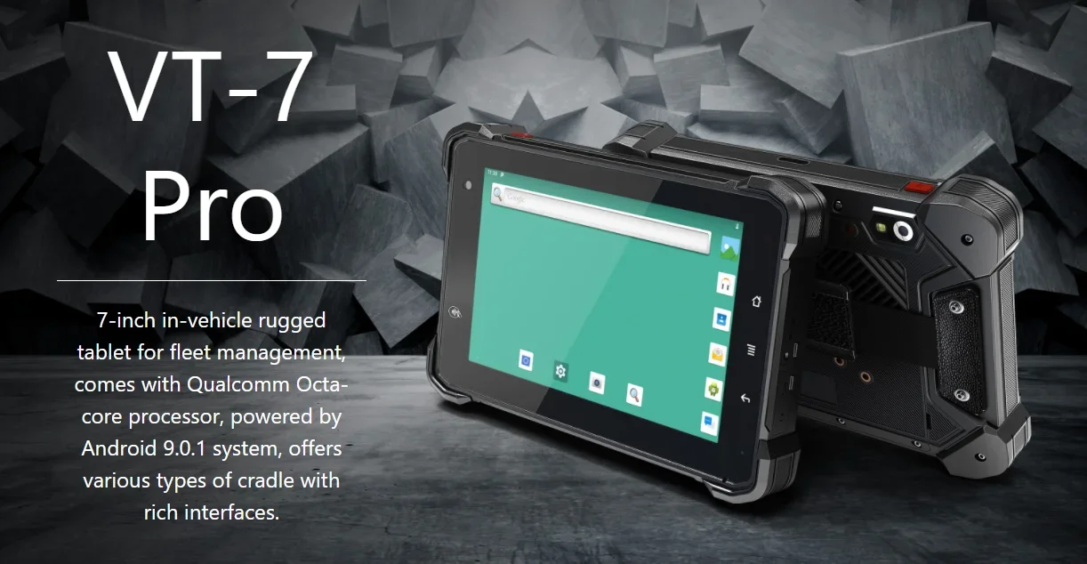 2025 hot sale 7 Inch Android Terminal Display Precision Mining GPS Data Diagnostic Collecting Waterproof IP67 Vehicle Mounted GP