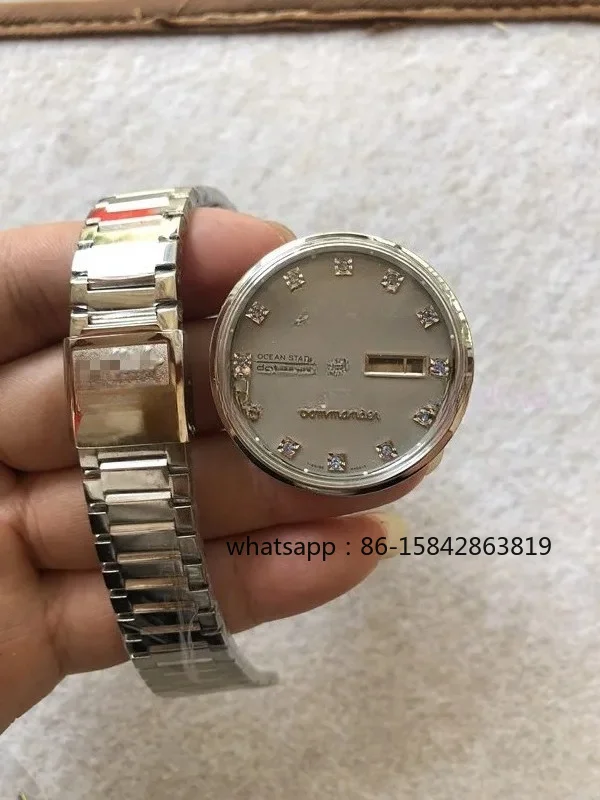 

Watch Accessory Mi Du for 2836.2846.2878 Movement Case General Case Silver Version Diamond Dial