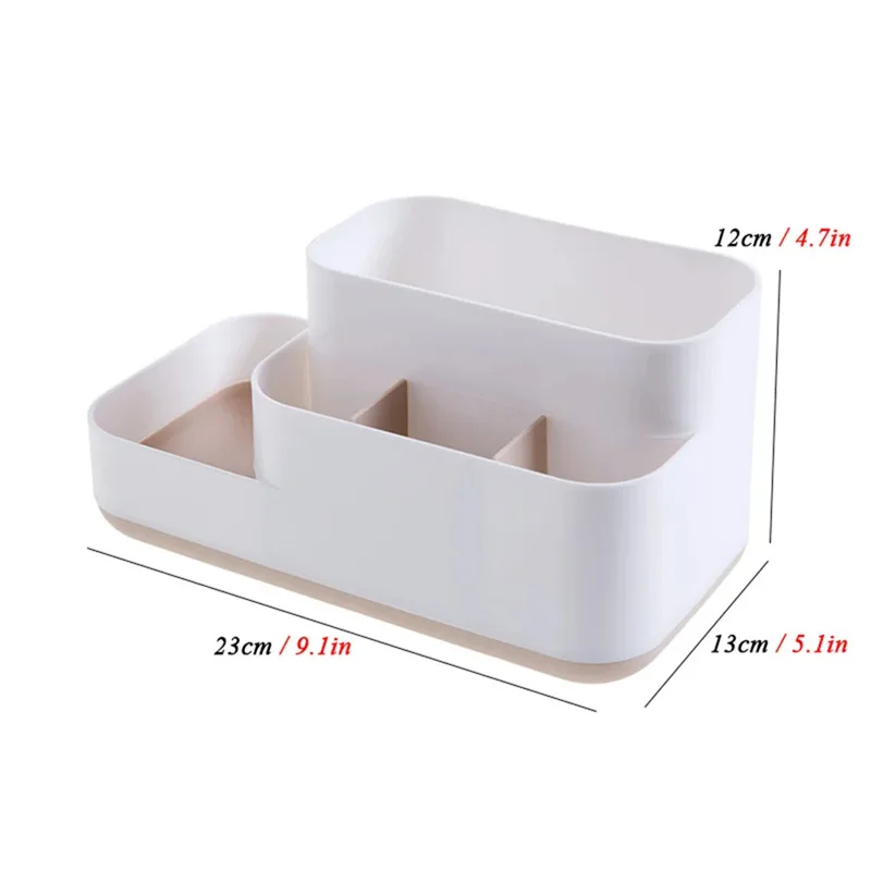 Large Capacity Cosmetic Tools Storage Box Makeup Brushes Tool Organizer Box with Drawer Nail Polish Makeup Sundries Storage Box