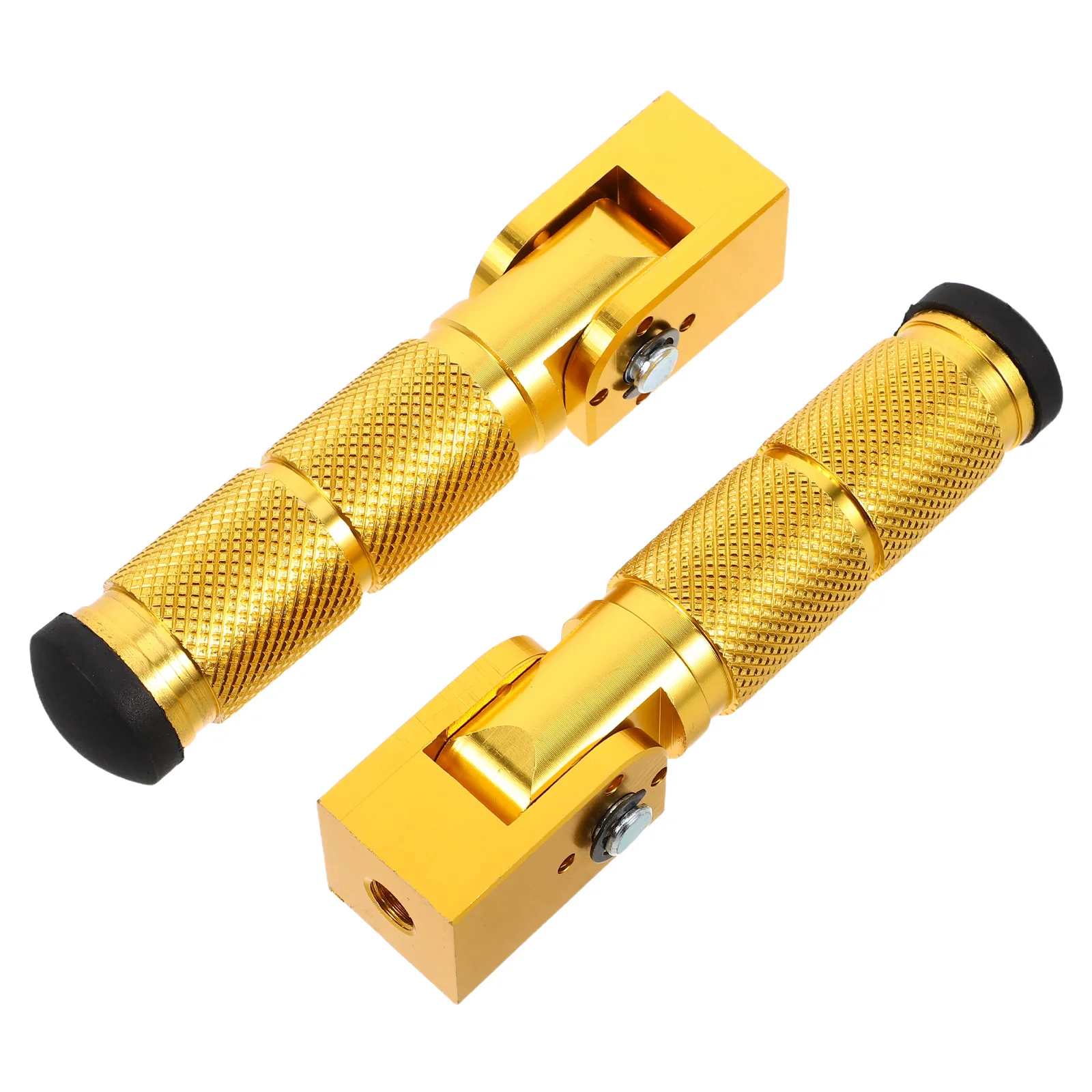 

1Pair Universal Motorcycle Foot Pegs Folding Anti-Slip Rear Footrest Pedals Electric Bike Passenger Metal Footrests