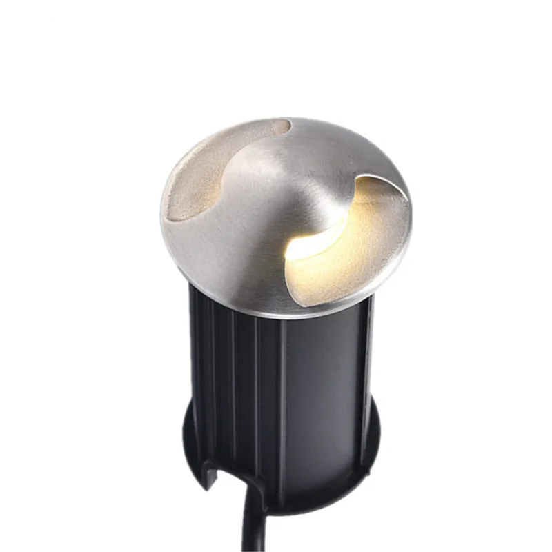 IP68 3W LED Underground Light Ground Garden Path Floor Lamp Outdoor Buried Yard Landscape 85-265V DC12V