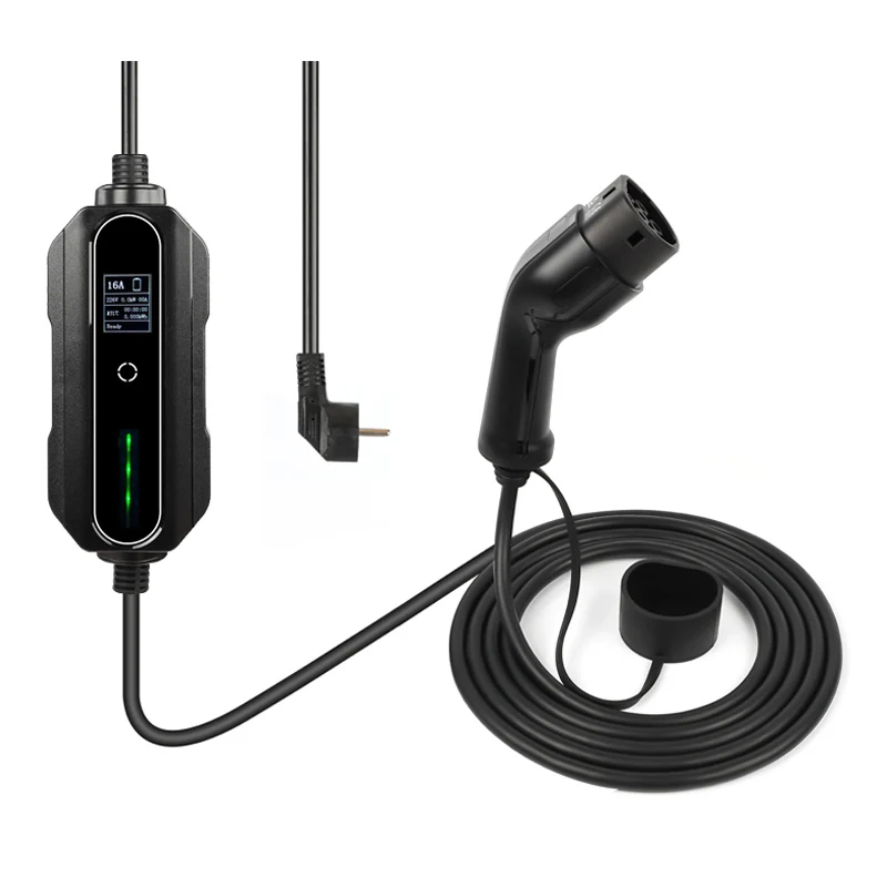 Mobiel laadstation Type 2/Type 1 Mennekes 6A-16A voor elektrische auto's Home Soloar Power Station