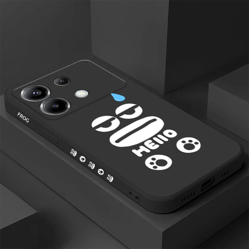 

Silent Frog Phone Case For Xiaomi Poco F7 X7 X6 F6 M6 M5 M5S F5 X5 F4 X4 M4 F3 M3 X3 Pro 4G 5G GT Silicone Cover