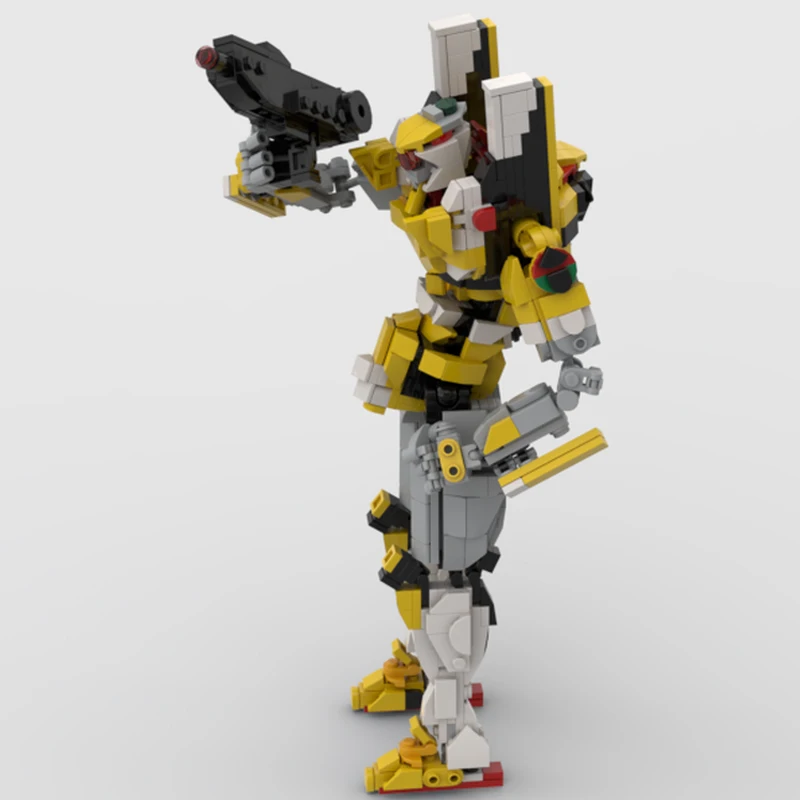 807 sztuk Science Fiction bitwy Mech jednostka 00 klocki do budowy montaż Robot Cyber ​​Brick technologia dla dorosłych zabawka figurka MOC-220469