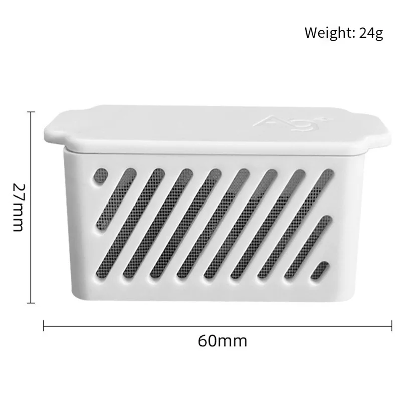 B06B-For Roborock G20S Ultra Saros 10R Robot Vacuum Cleaner Silver Ions Deodorizing Particles Replacement Dust Box Brush