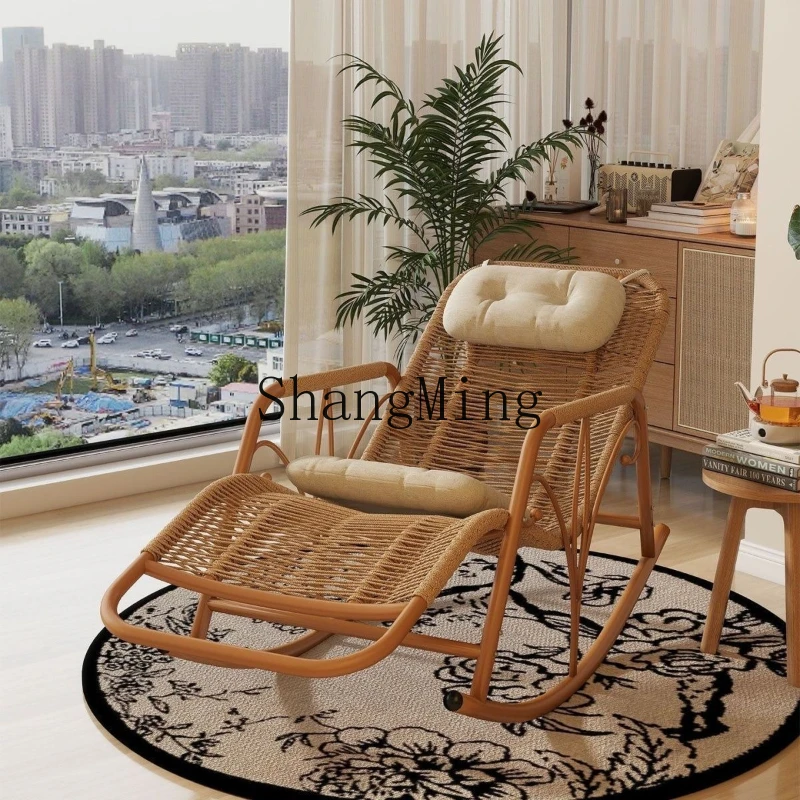 

FG new rattan chair balcony home leisure chair courtyard rocking chair