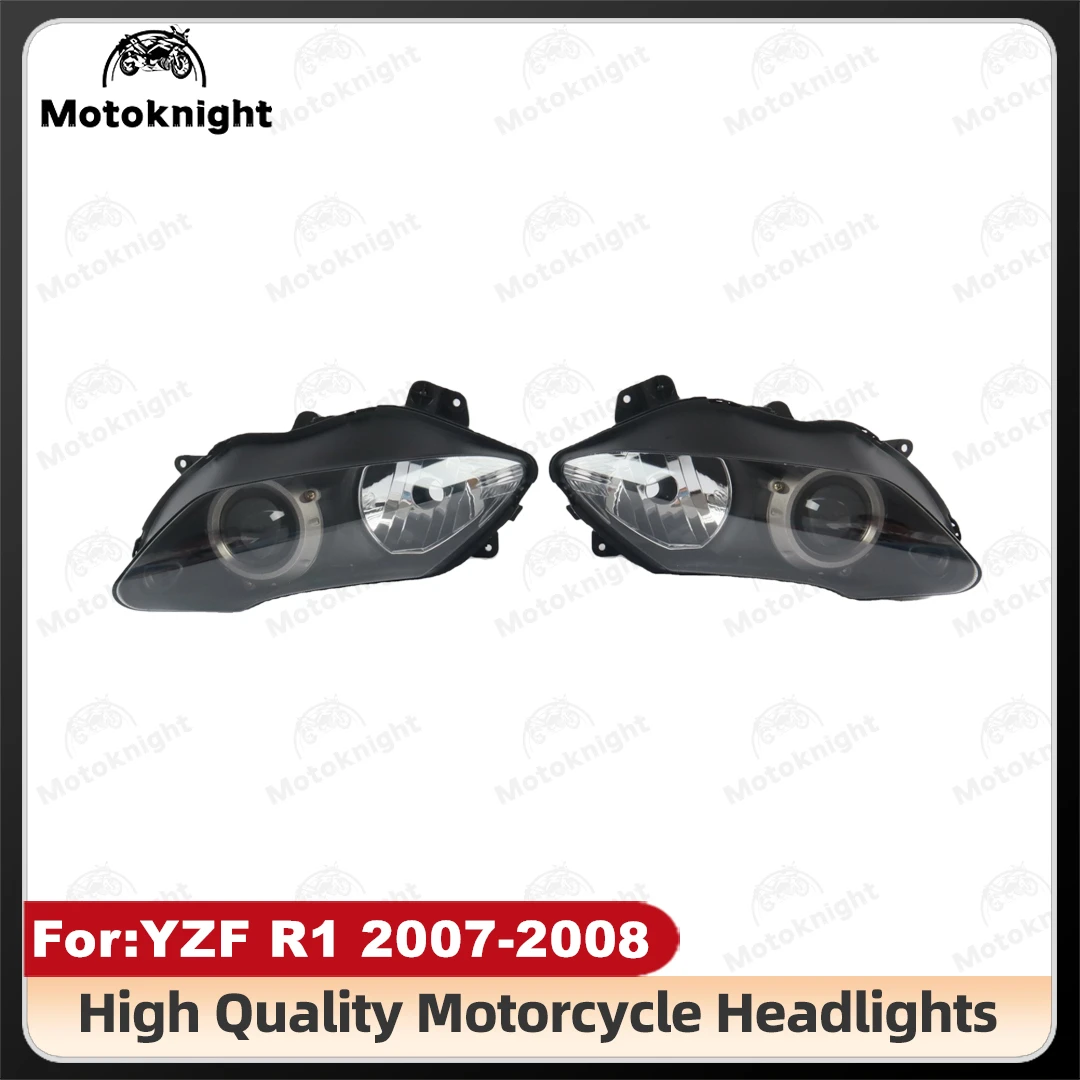 

Motorcycle Headlight Headlamp Head Light lamp For YAMAHA YZF 1000 R1 2007 2008 YZF-R1 07 08 Head Lamp Headlight assembly