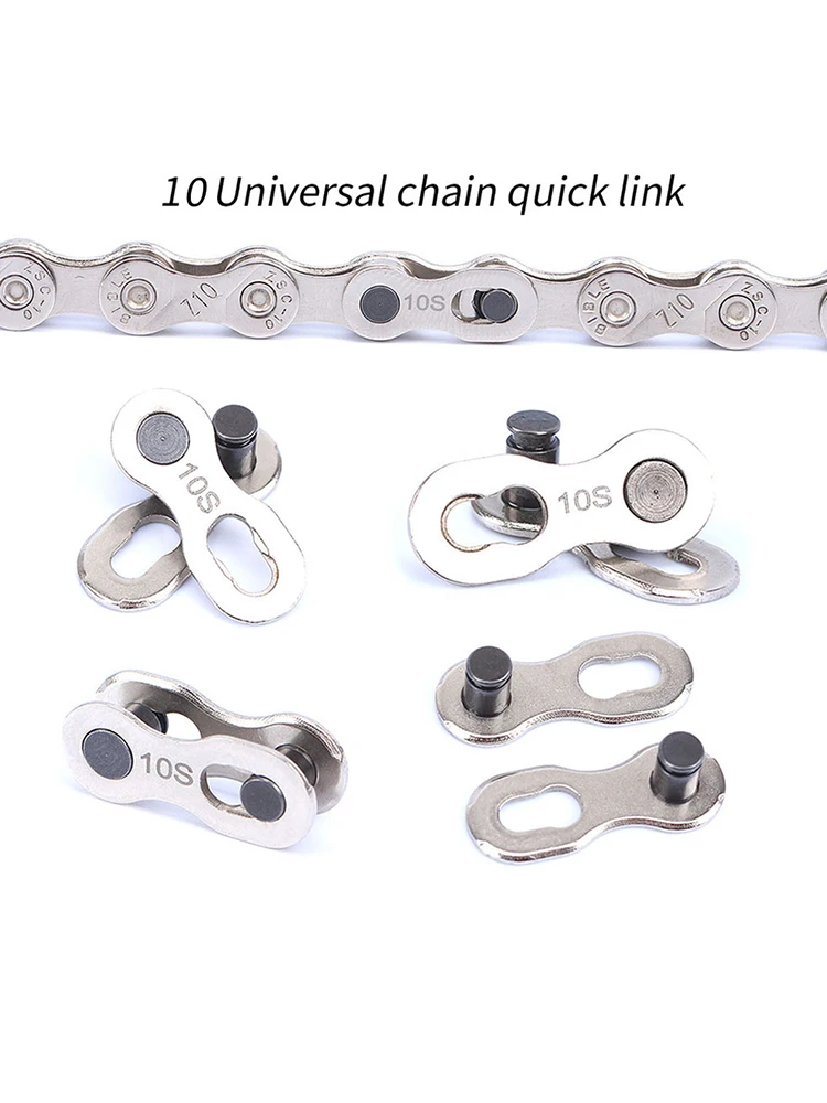 5 Set MTB Bicycle Chain Joint Magic Buckles Replacement Bike Quick Release Chain Link Connector Bicycle Parts Fittings