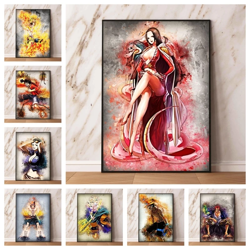 

One Piece Canvas Printing Mural Nico-Robin Painting Home Room Poster Modular Printing Christmas Gift Toys Hanging