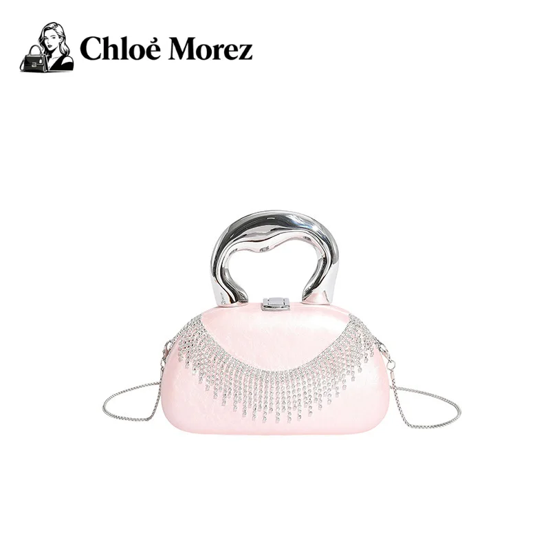 

Box Bag, Fashionable Rhinestone Tassel Handbag, Ladies' Crossbody Bag, Acrylic