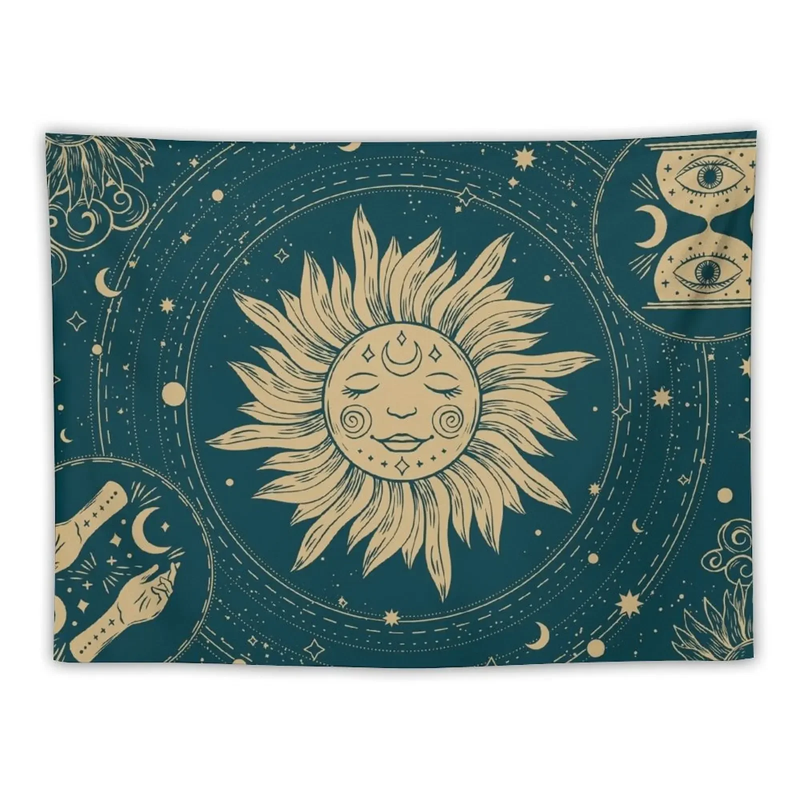 mystical sun Tapestry Bedroom Decoration Anime Decor Decor For Bedroom Custom Tapestry