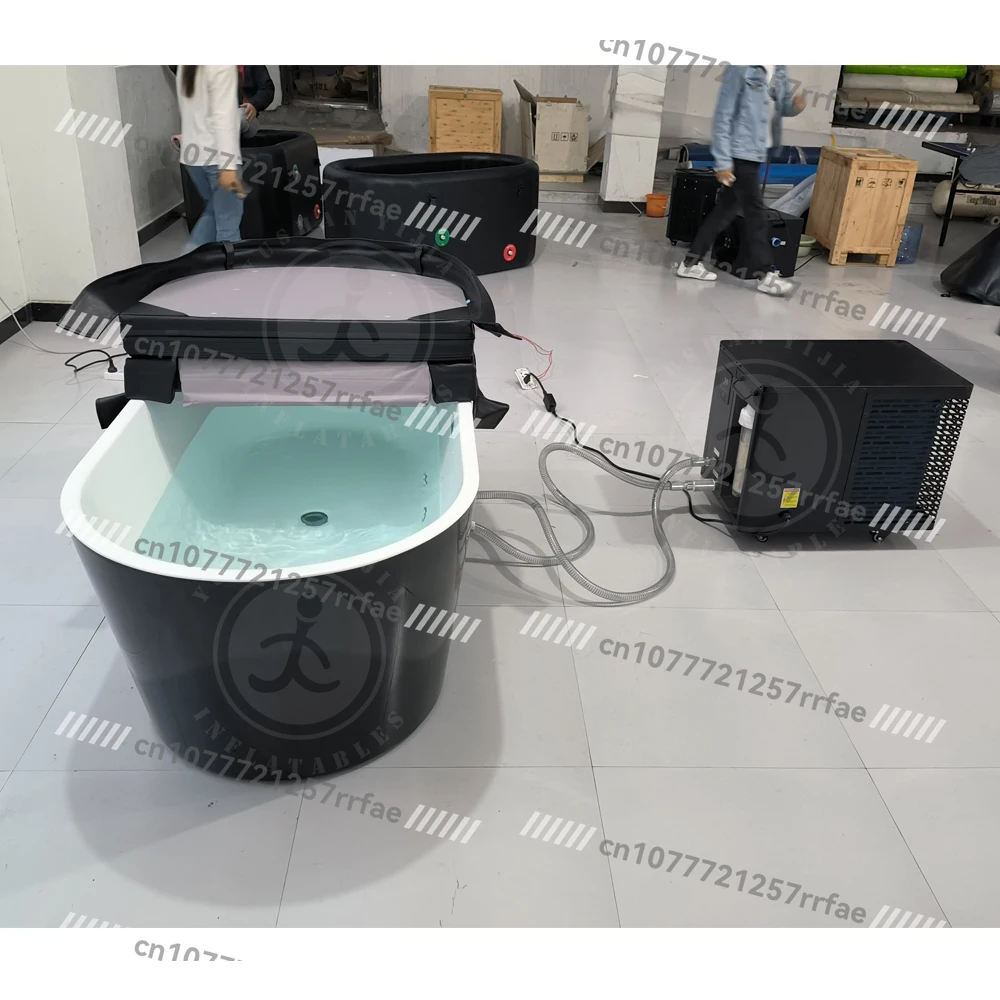 

Acrylic Ice Bucket Ice Bath, Temperature Adjustable, Recoverable, Compatible with Water Cooler