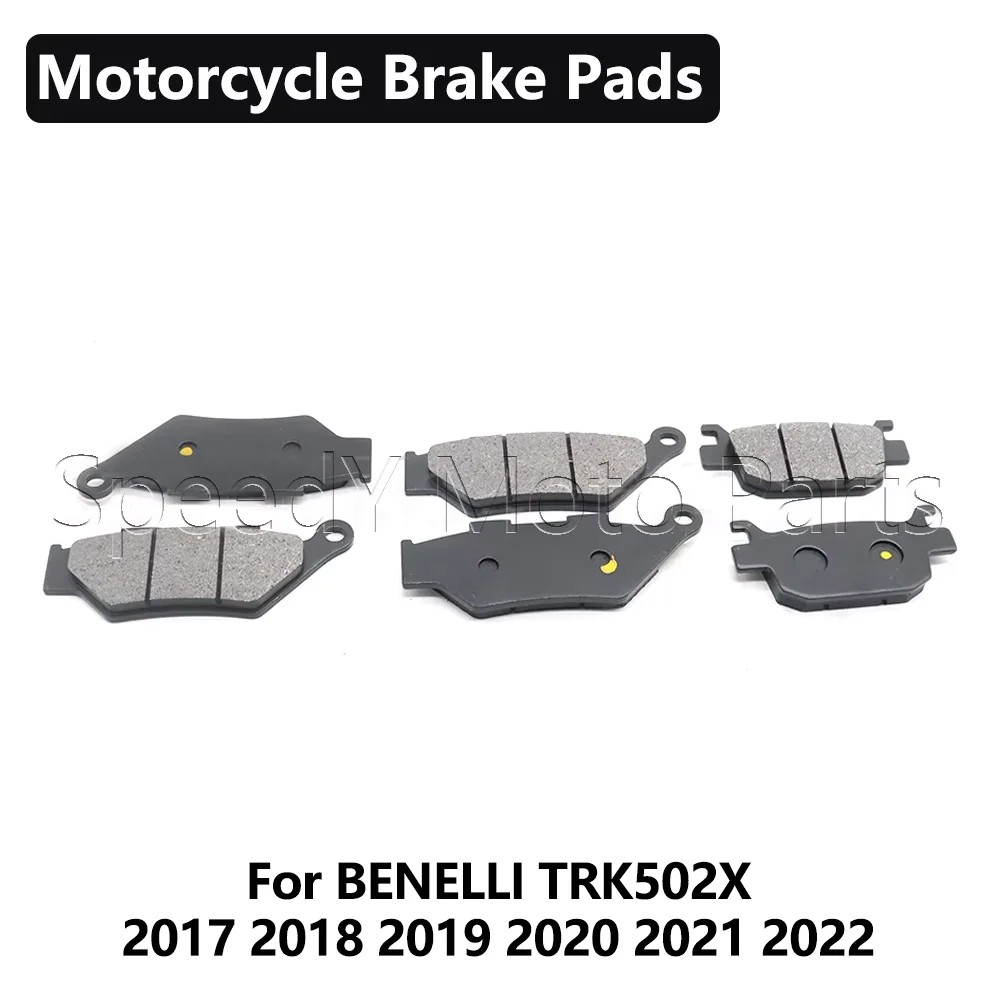 Motorcycle Front Rear Brake Pads Set Accessories For Benelli TRK502X TRK 502X 502 X 2017 2018 2019 2020 2021 2022