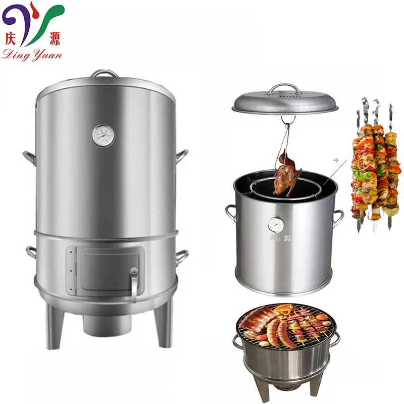 Wholesale Stainless Steel Charcoal Oven Roasting Pork Chicken Duck Roaster Oven