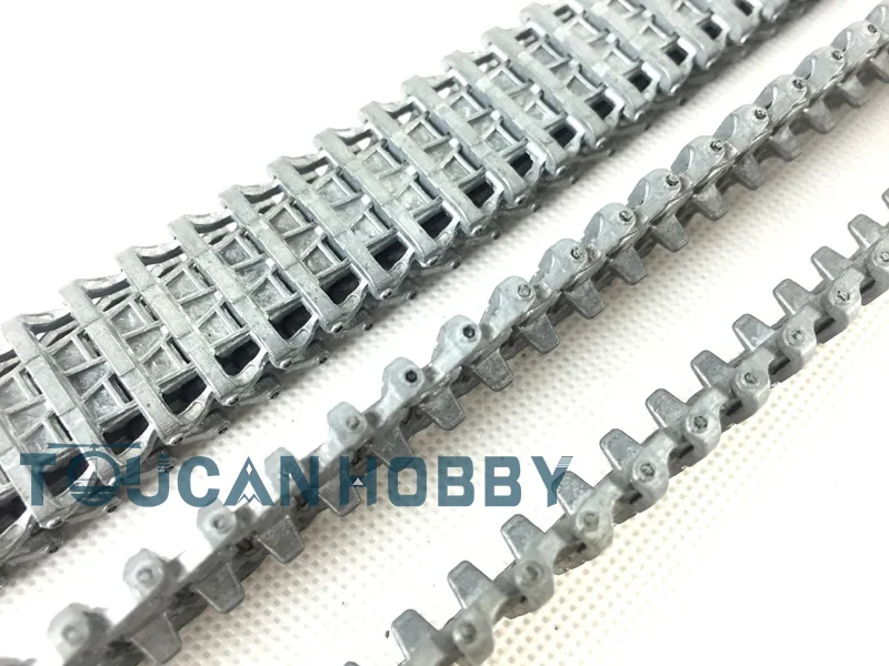 Metal Pedrail Single Pin Tracks For 1/16 Heng Long German IV F RC Tank 3858 TOUCAN RC HOBBY TH00289