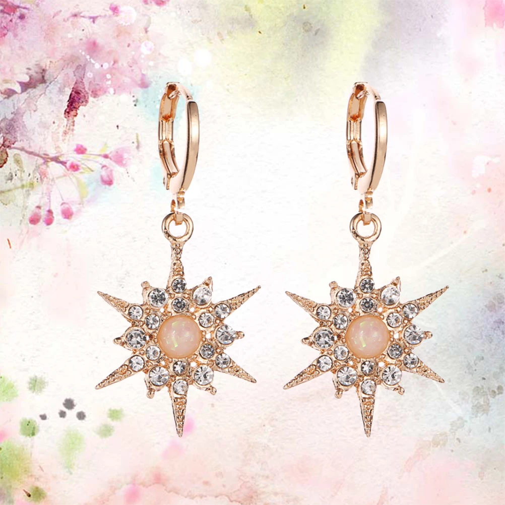 

-in Sunflower Earrings Exquisite Decor Dangler Stylish Women Pretty Fashion