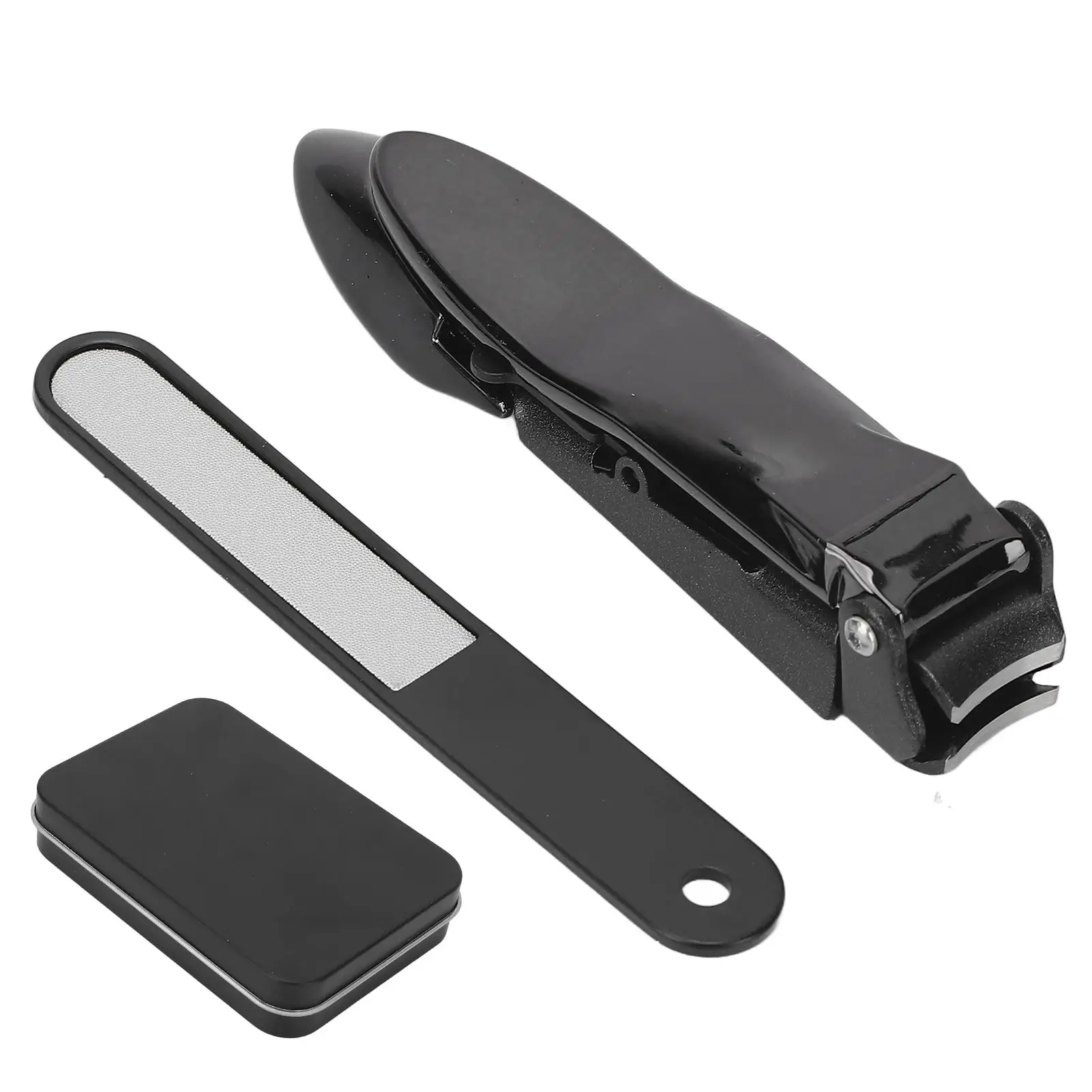 

Wider Handle Nail Clippers Set with Nail File - Precision Trimming & Smooth Surfaces for Effortless Grooming