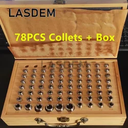 78PCS Spring Collets C6104 Clock and Watch Lathe Chuck