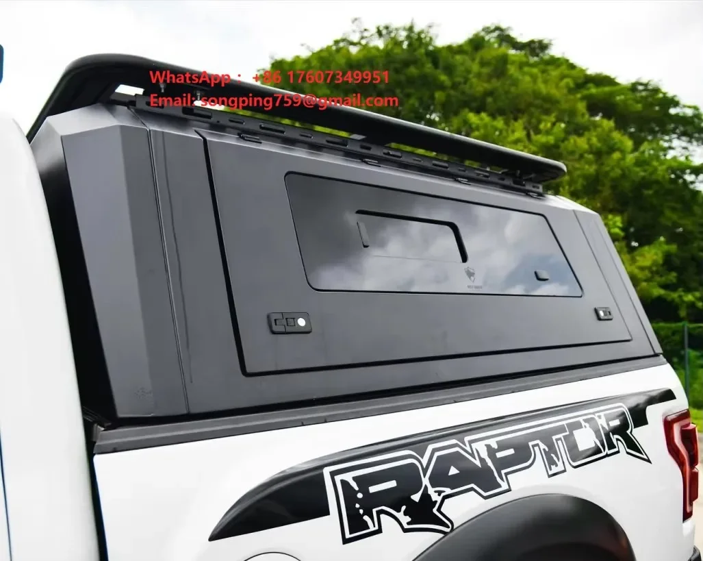 Wholesale Customized Retractable Waterproof Locking Tri-fold Hard Aluminum Alloy Pickup Truck Bed Cover Tonneau Cover