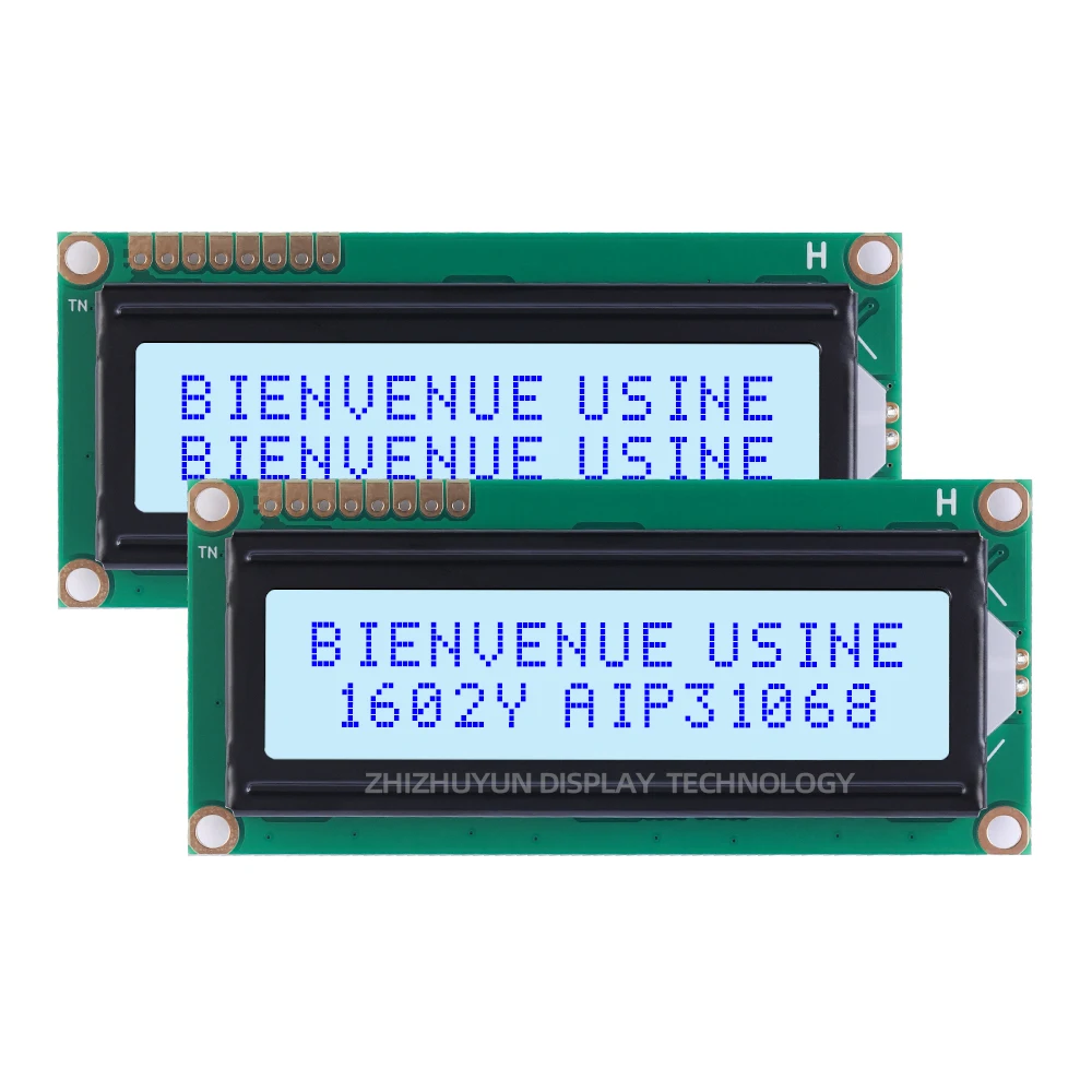 Точечный оранжевый цвет LCD1602Y 1602 последовательный порт SPI модуль LCD1602 IIC символьный дисплей Европейский