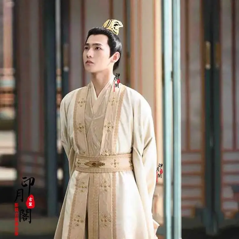 And try the same style of men's Hanfu, elegant Xia customer service, men's swordsman ancient costume as Yang Yanghei Fengxi