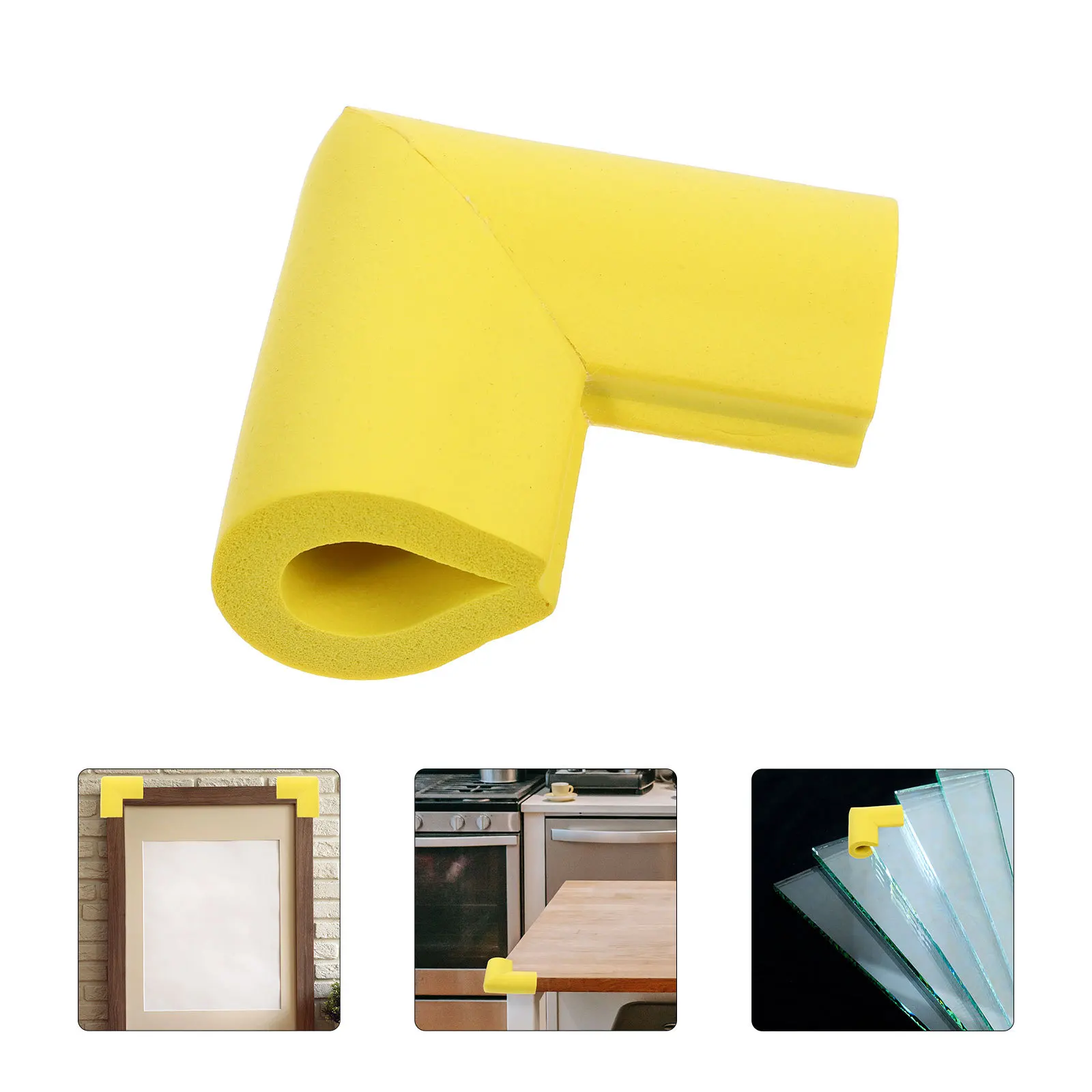 แผ่นกันกระแทกมุมเฟอร์นิเจอร์ 12 ชิ้น รูปตัวยู ทำจากโฟมนุ่ม ป้องกันมุมโต๊ะ เตียง และเฟรม