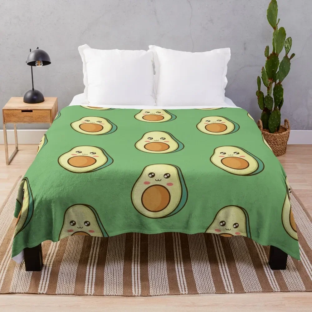 

Cute Avacado Throw Blanket Luxury Designer Blankets For Sofas Blankets