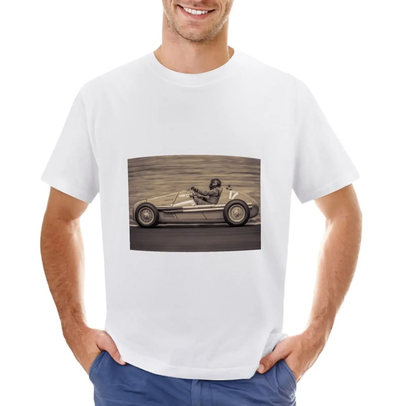 1956 Gordini 16 Monochrome T-Shirt Short sleeve tee plus sizes black t shirts for men