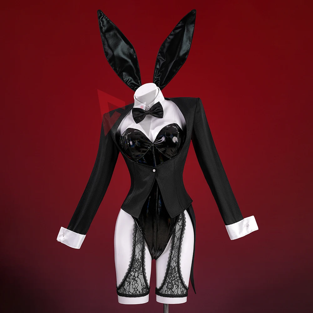 

New My Dress Jumpsuit Coat Headwear Tail Bunny Up Darling Cosplay Costume For Halloween Game Party Custom Made