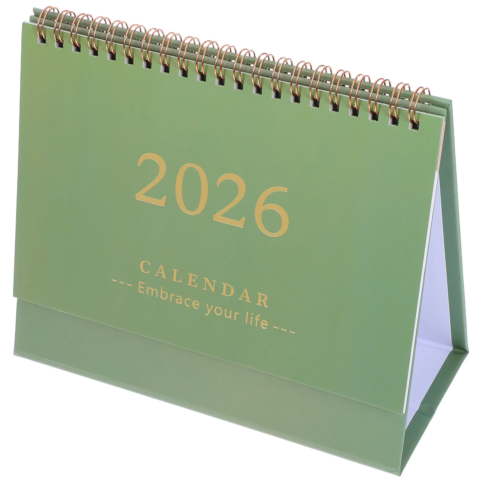 

2026 Freestanding Calendar Desktop Monthly Planner for Office Home Scheduling Organizational Tool Elegant Modern