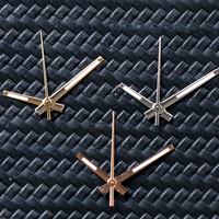 8*12*12.5mm NH35 Watch Accessories Hand for Seiko NH35 NH36 Movement Watch Needle Hands for Datejust Green Luminous Silver Gold