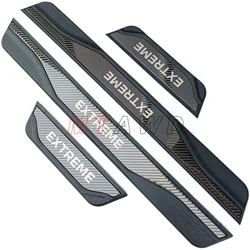 Inoxidável Carbono Porta Do Carro Sill Kick Scuff Protetor De Placa, Dacia Renault Duster Acessório Extremo, Tampa De Guarnição, 2024, 2023-2018