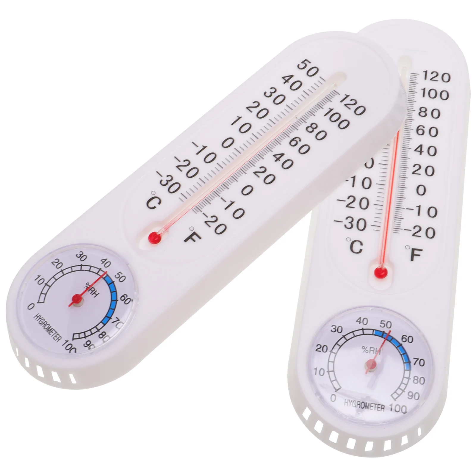 

2Pcs Indoor Hygrometer Thermometer Hygrothermograph Wide Range Accurate Temperature Humidity Gauge for Greenhouse Home