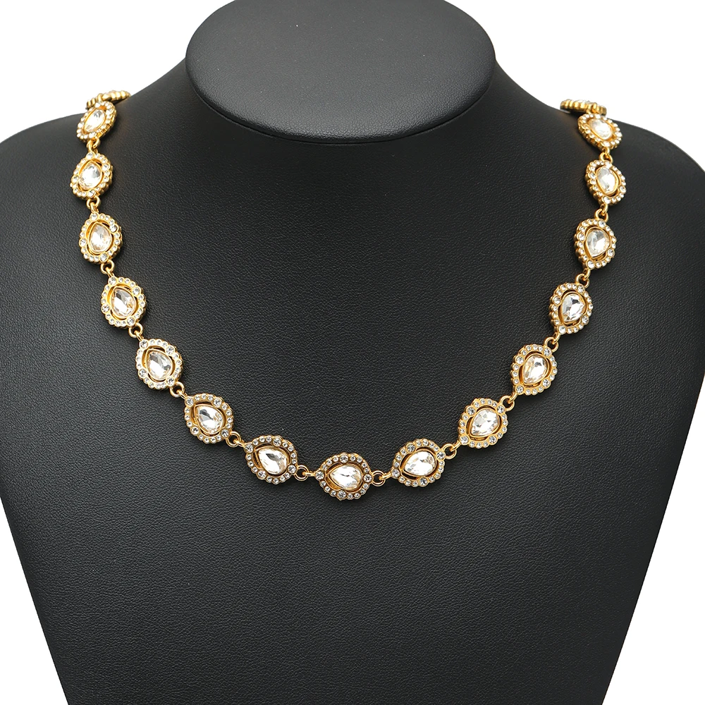 1 Meter Edelstahl Klassische Edelstein-Tropfenketten für DIY Damen-Halsketten, Schmuck, Ohrringe, Armbänder und Bastelarbeiten – Detail 3