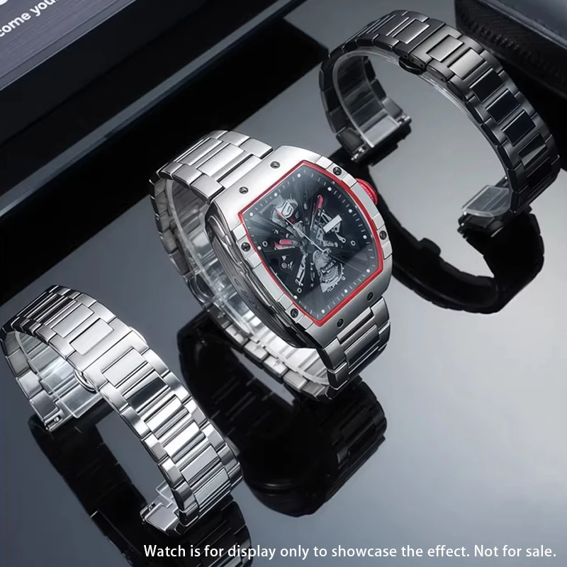 

Quick-release steel belt stainless steel watch strap for Geya aerospace Great Wall G08253 G08251 series men's steel watch strap