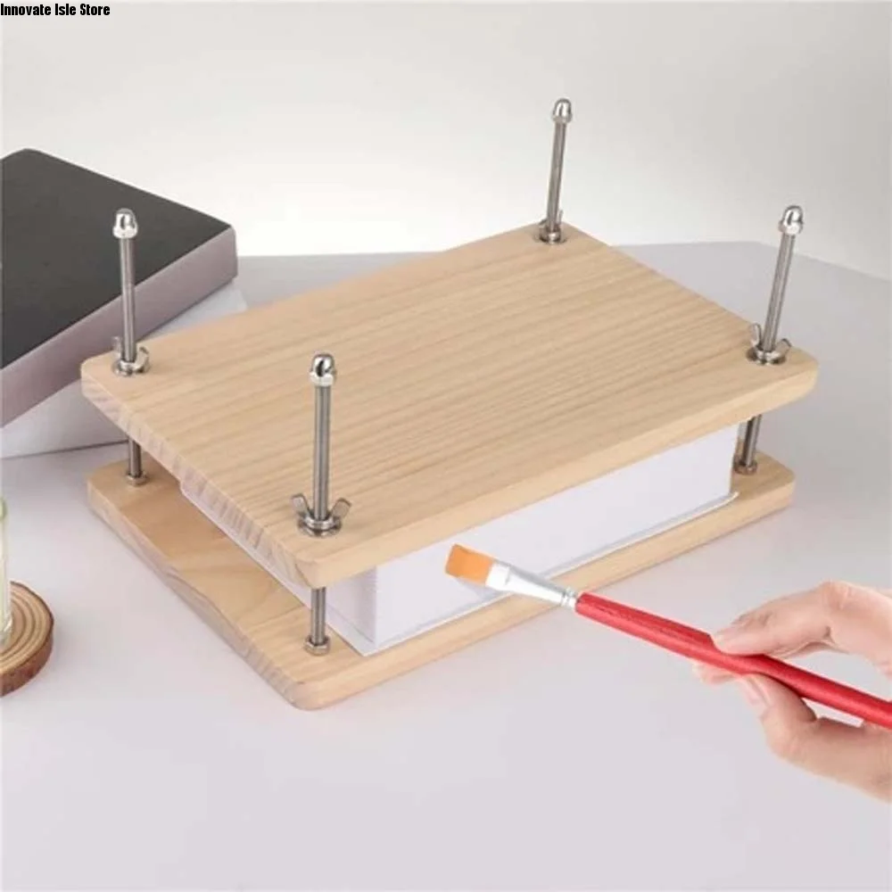 for Notepad Tracing DIY Book Press Pad Pad Receipt Can Used A4 Paper Wood Book Press 36cm Double-layer