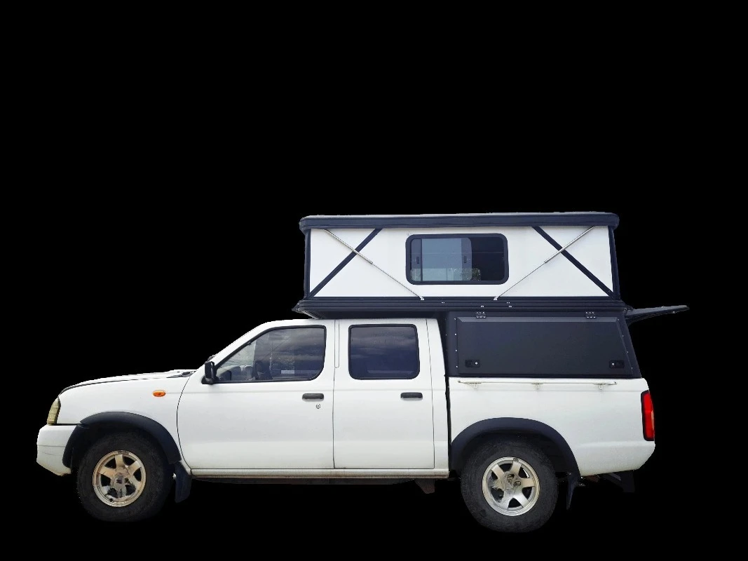Camping Tent Hard Sided Rooftop Tent Customized Truck Camper Big Space Pickup Truck Hard Shell Roof Tent
