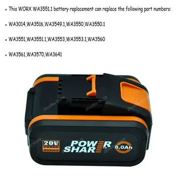 12 best sales Worx 56v battery - №10