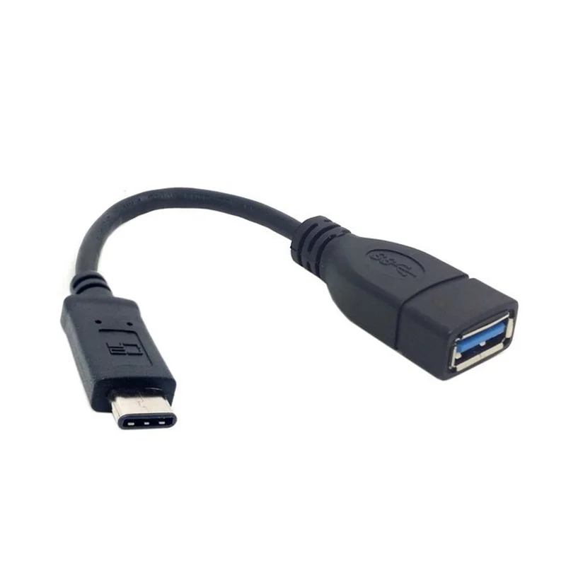USB-C إلى USB A شاحن أنثي 3.1 نوع C كابل OTG للكمبيوتر اللوحي المحمول يتصل بالقرص الصلب U ماوس Chromebook