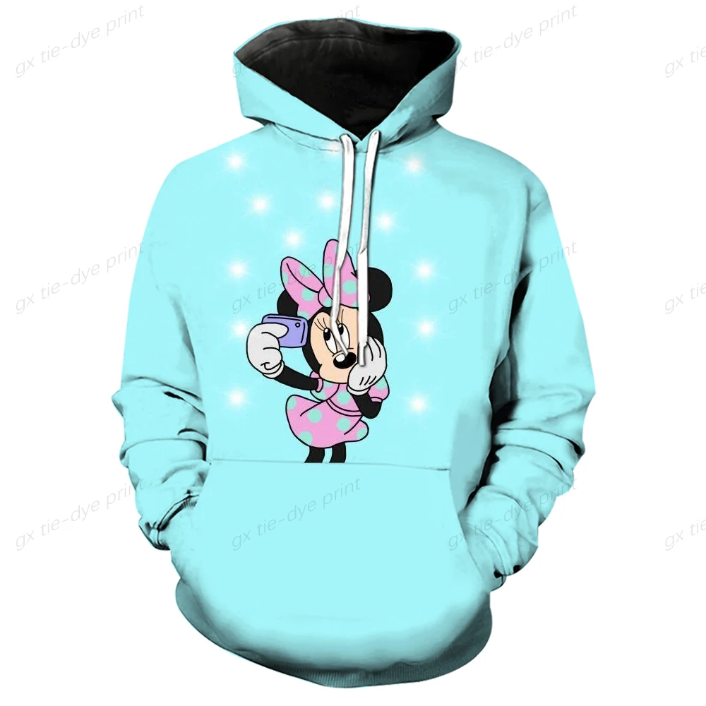 New Women's Disney Mickey Mouse Mickey and Minnie 3D Sweater Fashion Men's Sweater Autumn Winter Casual Long Sleeve Sweater