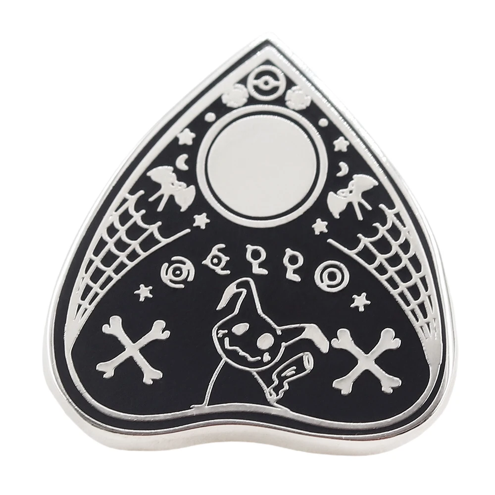 Magisches Ouija-Brett Cartoon-Emaille-Brosche Geister Halloween-Geister-Pin Abzeichen für Spielfans Niedliche Horror-Accessoires – Detail 15