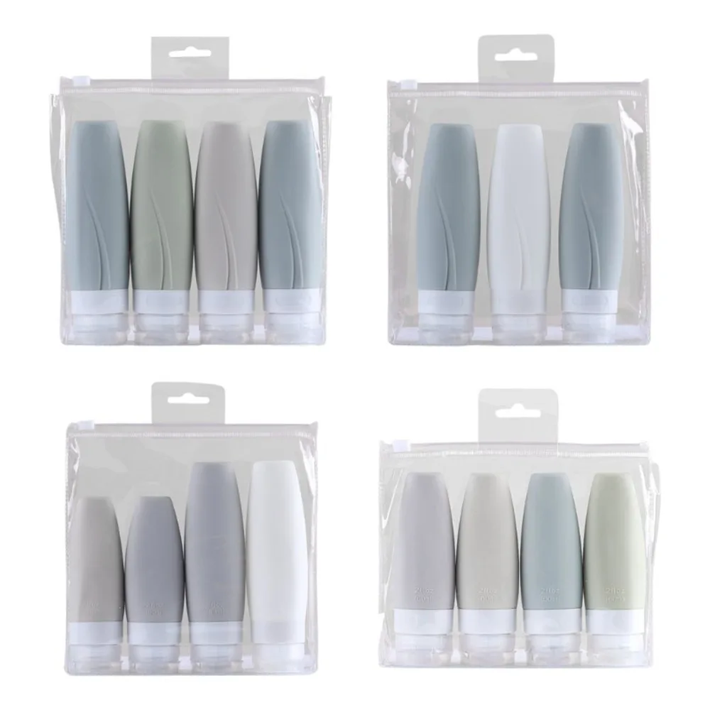 New Leak Proof Travel Bottles Set Travel Containers for Travel Size Toiletries with Portable Quart Bag Storage Shampoo Lotion