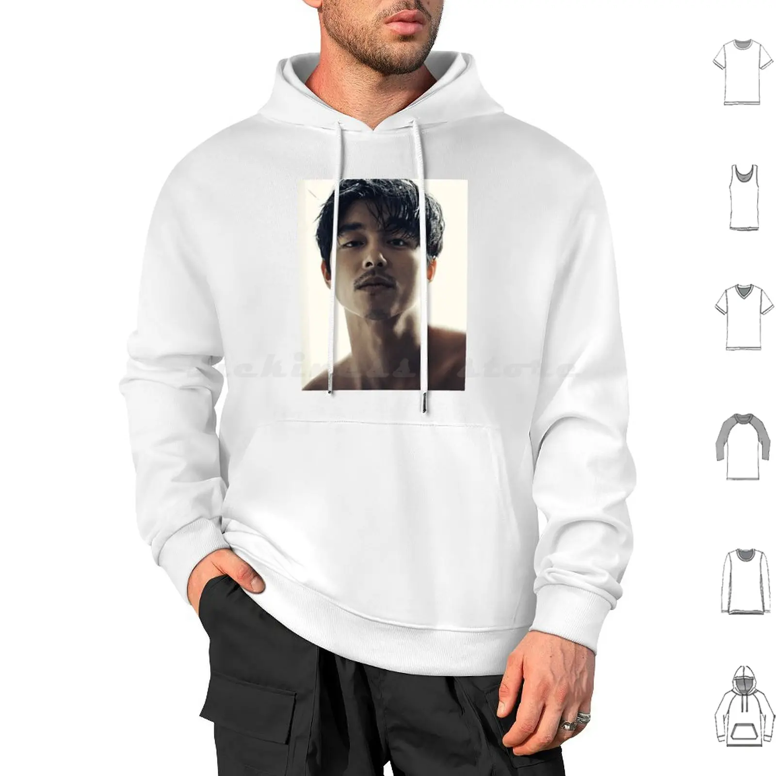 Gong Yoo Hot Hoodie cotton Long Sleeve Gong Yoo Actor Movies Tv Shows Kdrama Cinema Celebrity Hot Korean Drama Film Sexy