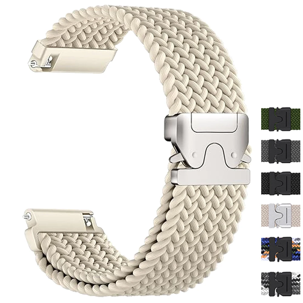 �y�Z�[�����z20mm 22mm �i�C�����X�g���b�v Garmin Vivoactive 6 5 3/Venu 4 3 �p���V���[�g�D��u���X���b�g Forerunner 265 255 570 55 Venu Sq 2Plus �o���h�Ή�