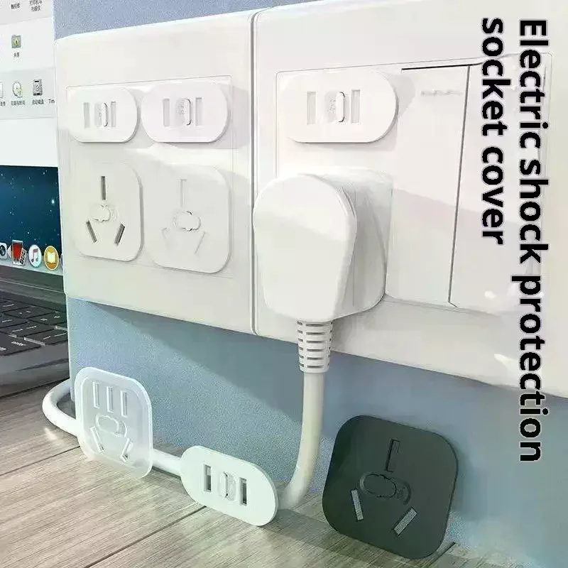 10Pcs Plug Guard, US Standard Lock Socket Plugs Protector, Safety Anti Electric Baby Child Socket Plastic Security Locks