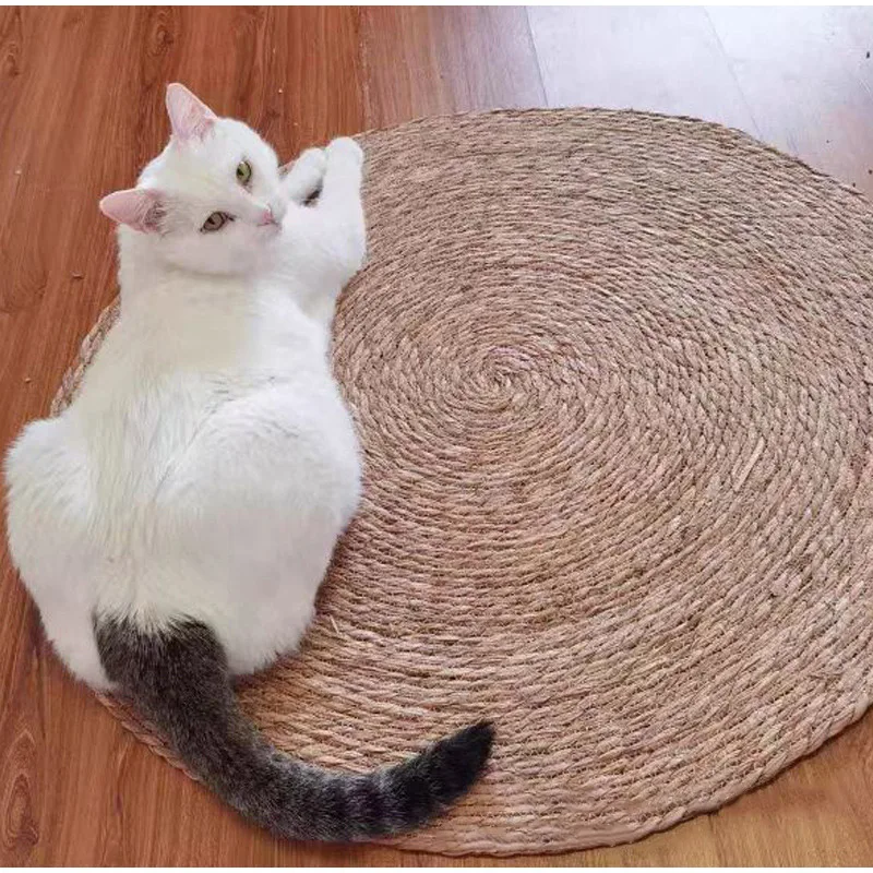 Cat Scratcher Rattan Mat Board Cat Scratch For Sharpen Nails Scraper Cats Tree Cat Scratching Post Sofa Mats Furniture Protector