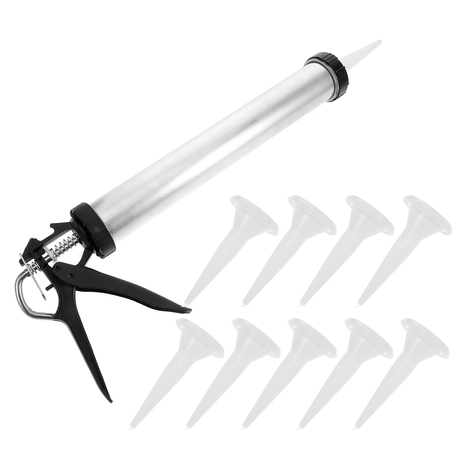 

1Set Filling Tool Caulking Sealant Durable Glue Dispenser Half Circle Shape Thick Rod Portable Caulk Tool Home Repair