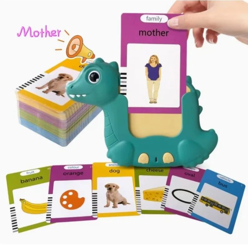 البطاقات التعليمية الحديثة للأطفال الأولاد والبنات ما قبل المدرسة تعلم آلة القراءة الإنجليزية العربية الإيطالية الروسية الإسبانية #6