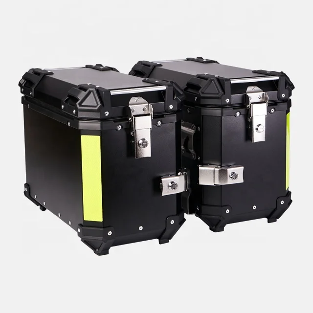 

Motorcycle Exhausted Side Pannier Box Aluminium Alloy -Scooter Motor Motorbike Case Baggage Luggage For Zongshen Saicoron RX401